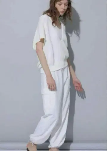 카듀네 파라슈트 팬츠 34 화이트