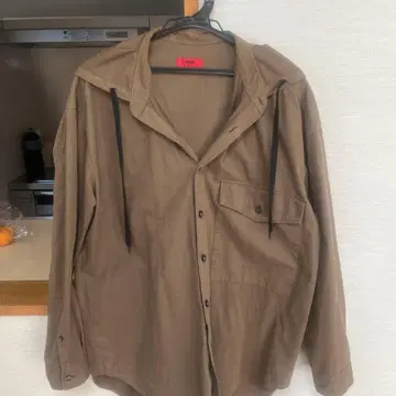 HUGO BOSS 후드 부착 셔츠