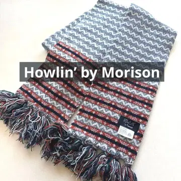 HOWLiN by Morrison 울 100% 머플러 그레이