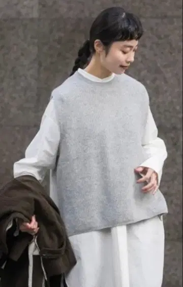 카구레 해밀턴 울 니트 베스트