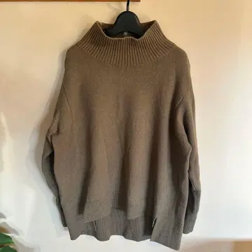 LE GLAZIK 루그라지크 터틀넥 니트 스웨터 브라운