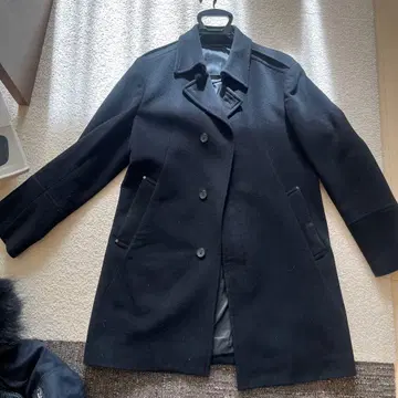 캘빈 클라인 블랙 체스터 코트 L