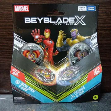 [ 미개봉 새상품 ] MARVEL 베이블레이드X 아이언맨 타노스