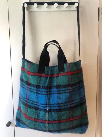 TWEED MILL x BEAMS BOY / 별주 빅 타탄 토트