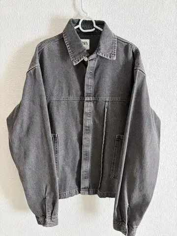 ZARA 자라 데님 자켓 그레이