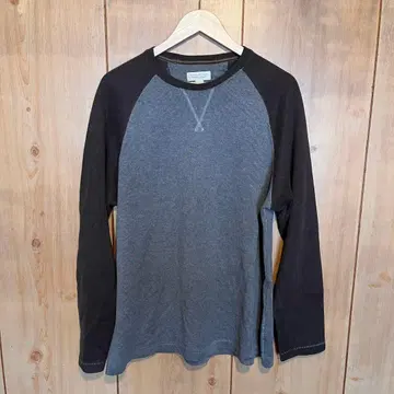 BANANA REPUBLIC 래글런 그레이/브라운 80's