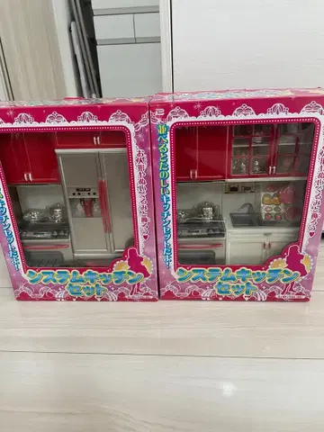 레트로 취미 시스템 주방 세트