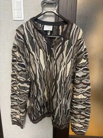 COOGI 3D 니트 호주산 코튼 M 사이즈 입체편 스웨터