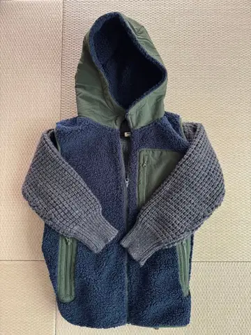 JW Anderson & 유니클로 플리스 자켓 네이비/그린