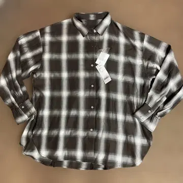 GLBAL WORK 체크 셔츠 긴팔