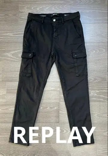 REPLAY JAAN 하이퍼플렉스 치노 카고 팬츠