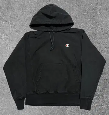 챔피온 리버스 위브 후드티 일본 L 블랙