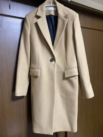 ZARA 베이지 체스터 코트 S 사이즈