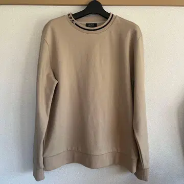 A.P.C. 베이지 크루넥 트레이닝복