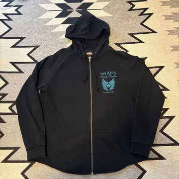 할리데이비슨 집업 후드티 블랙