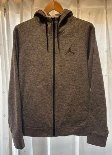 조던 풀 집업 그레이 후드티