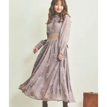 노엘라 꽃무늬 원피스 복대 원피스