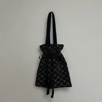 BUNON 자수 드로우 스트링 백