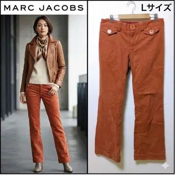 마크제이콥스 코듀로이 플레어 팬츠 테라코타 L 사이즈 새상품급
