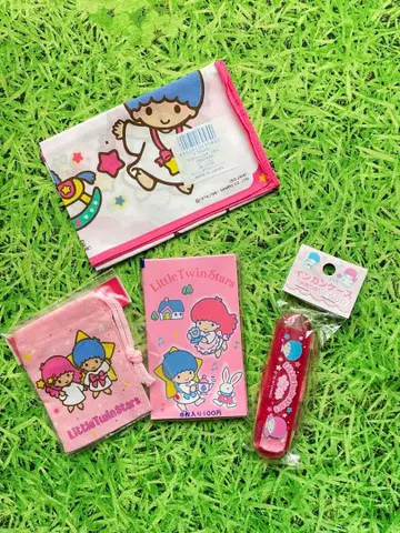 산리오 키키라라 보물 세트 도장 케이스 복주머니 등 레어 헤이세이 레트로