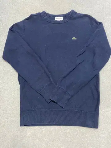 LACOSTE 프리미엄 스웨트 셔츠 네이비 US S