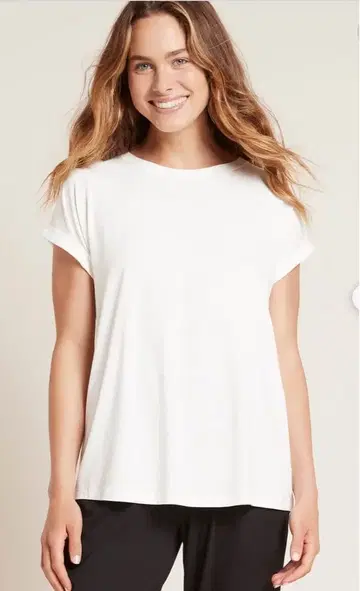 BOODY 다운타임 라운지탑 Natural White 사이즈 S