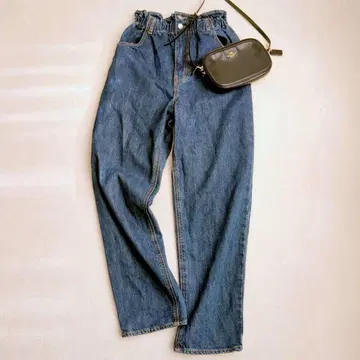WEGO 보이프렌드 데님 와이드 테이퍼드 팬츠 청바지 Y2K S
