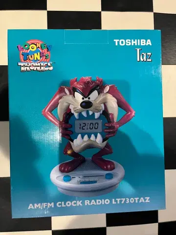 새상품 태즈메이니아 데빌 루니툰 알람 시계