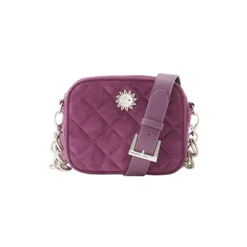 EVRIS 퍼플 퀼팅 숄더백