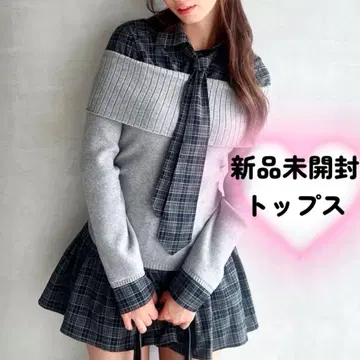 미개봉 새상품 긴팔 니트 네이비 리젝시 RESEXXY