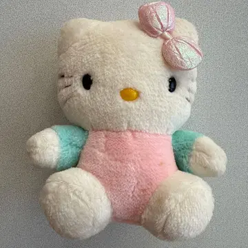 헬로키티 봉제 인형 레트로 키티 키티 산리오 핑크 레어