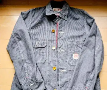 슈가케인 히코리 커버올 데님 자켓 TCB 에비수