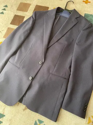 [ 처분품 ] 비즈니스 정장 상하의 세트 (네이비 컬러)