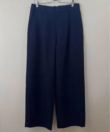 Graphpaper 네이비 와이드 팬츠