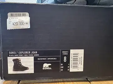 SOREL Explorer Joan 8 블랙 소렐