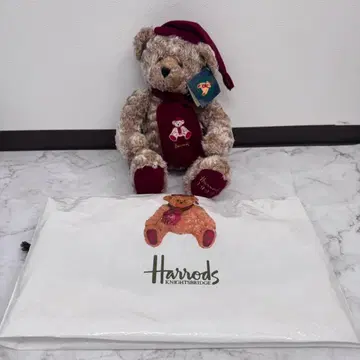 해롯 Harrods 1999 크리스마스 테디베어 택 포함