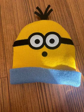 미니언 모자 니트