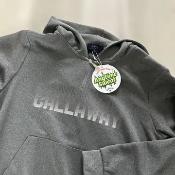 택 포함 새상품 캘러웨이 여성용 후디 [ M ] 그레이 반짝이 맨투맨