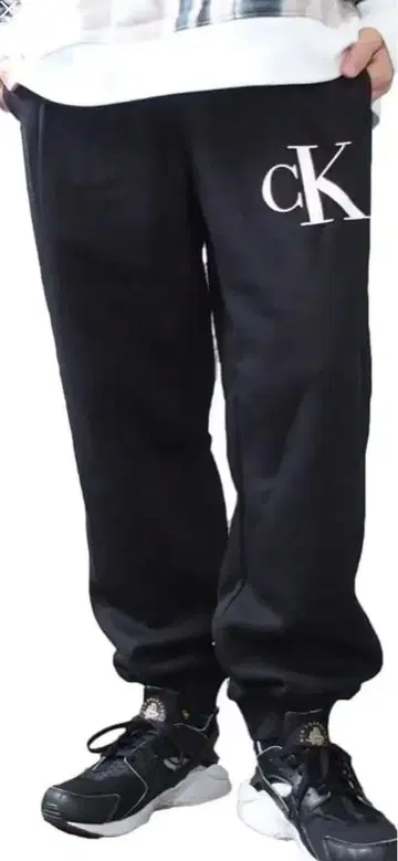 CALVIN KLEIN 로고스 웨트 팬츠 L 미사용 새상품 캘빈클라인