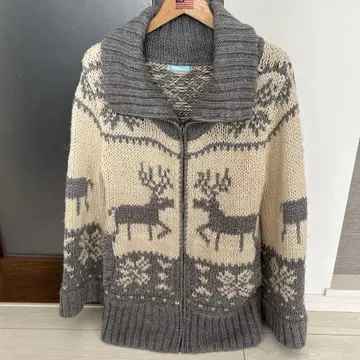 dazzlin 두꺼운 원단 카우 니트 가디건