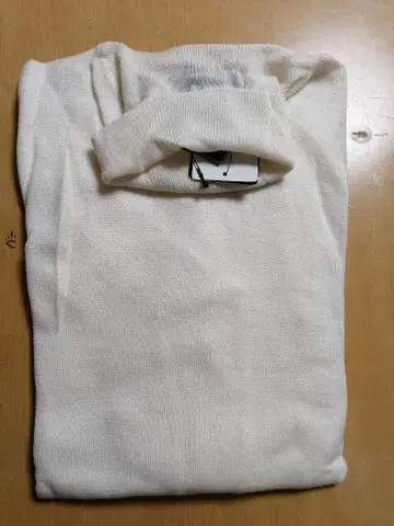 나노 유니버스 캐시미어 블렌드 터틀넥 니트 화이트