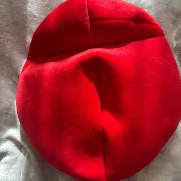 마리오 빨간색 플리스 모자