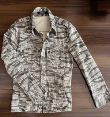 5351 Pour Les Hommes 카모 패턴 데님 자켓