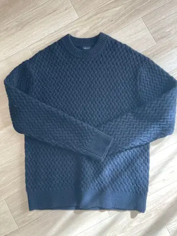 JOSEPH HOMME 조셉옴므 케이블 니트 스웨터 블랙