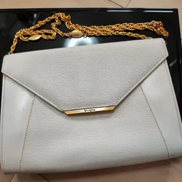 마드모아젤 케미지마 화이트 숄더백