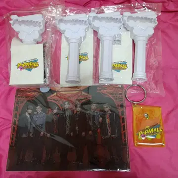 나니와단시 팝 몰 응원봉 클리어 케이스 클리어 파일