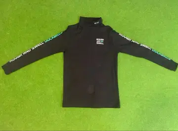 ROUGH AND SWELL 터틀넥 셔츠 블랙