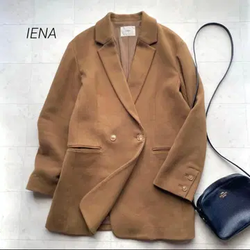 새상품급 IENA 테일러드 자켓 36 카멜 아우터 코트 이에나