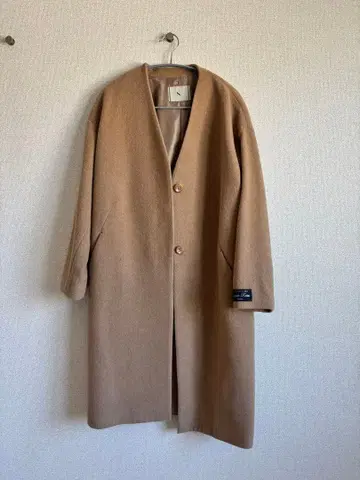 N. 롱 코트 베이지 Capsule Rossa 이탈리아제 원단