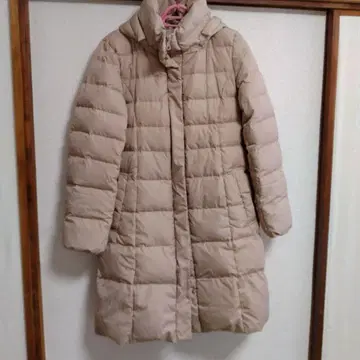 새상품급 이네드 다운 코트 롱 Size 11 베이지